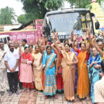 रामलला के दर्शन के लिए धमतरी और  गरियाबंद  से श्रद्धालु अयोध्या धाम रवाना